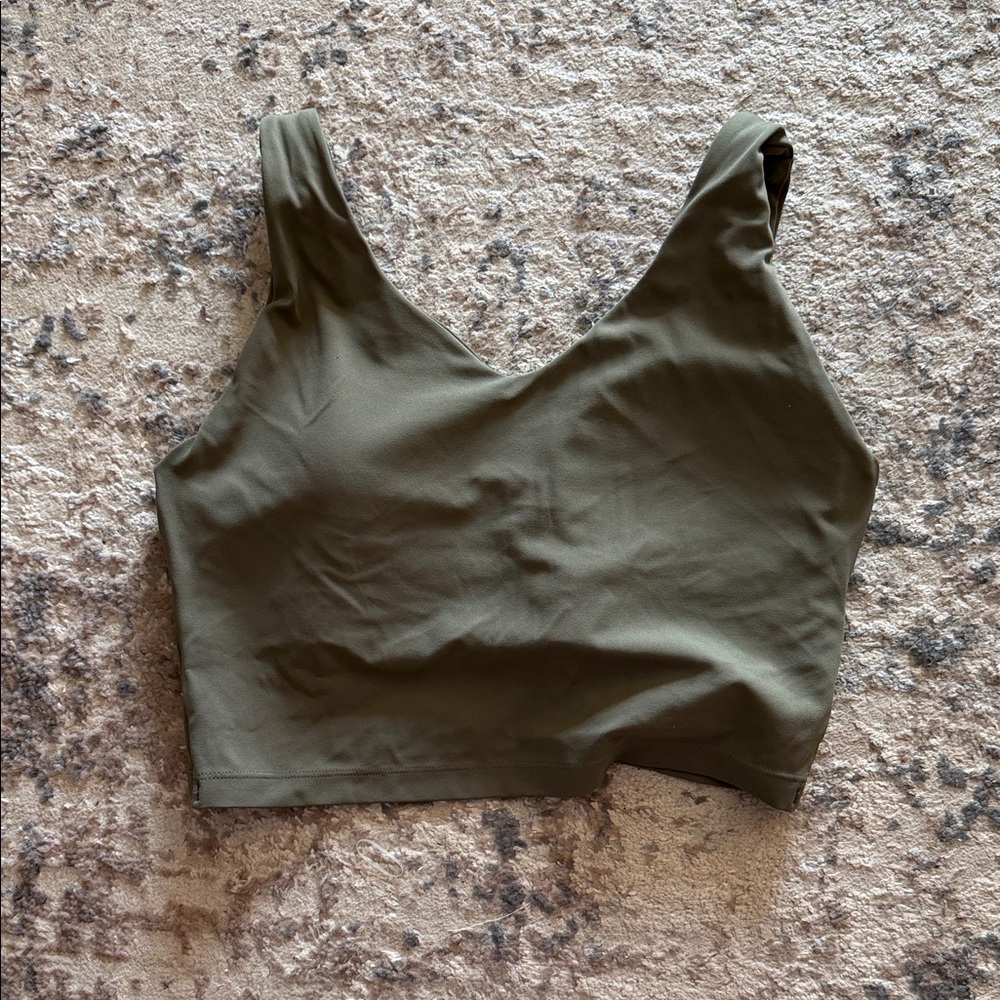 Olive Green Women's Top